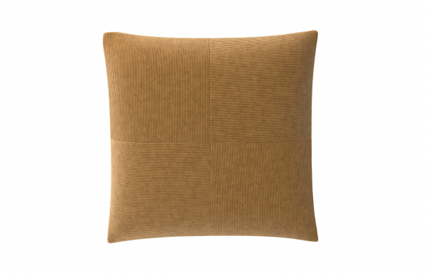 COUSSIN DÉCORATIF VELOURS JAUNE