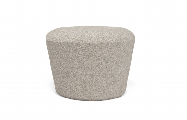 POUF MARY GRIS ACIER