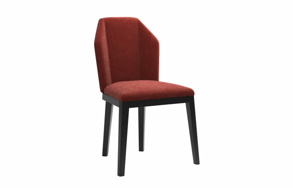 CHAISE JULIA VELOURS BURGUNDY