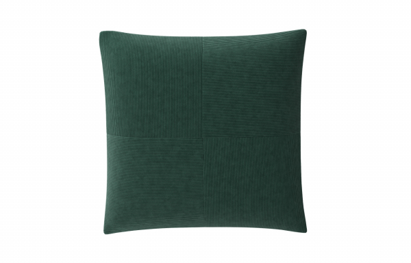 COUSSIN DÉCORATIF VELOURS VERT