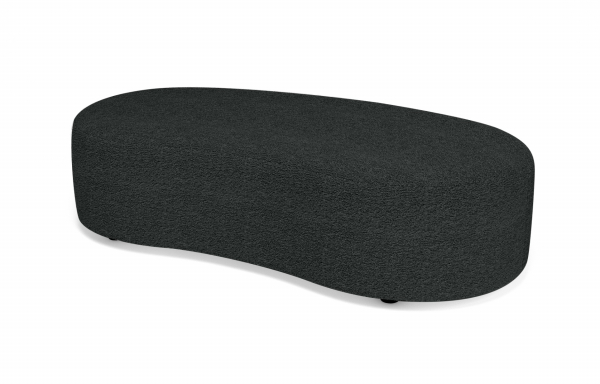 POUF HARICOT GRIS ARDOISE