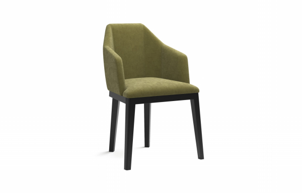 CHAISE LISA VELOURS VERT OLIVE
