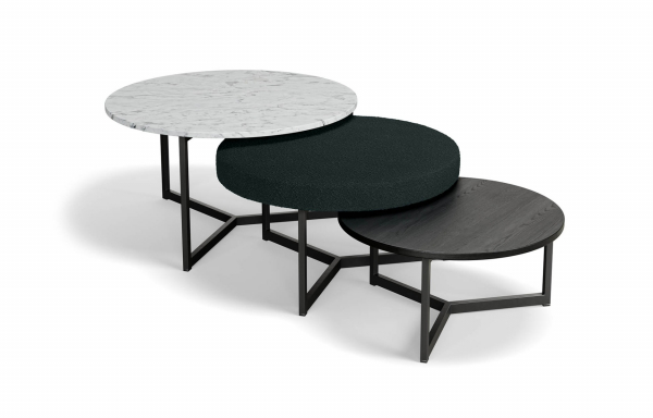TABLES GIGOGNES CARRARE GRIS ARDOISE