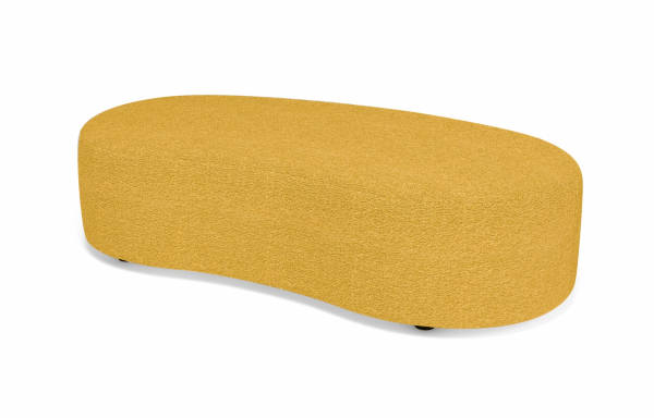 POUF HARICOT MOUTARDE