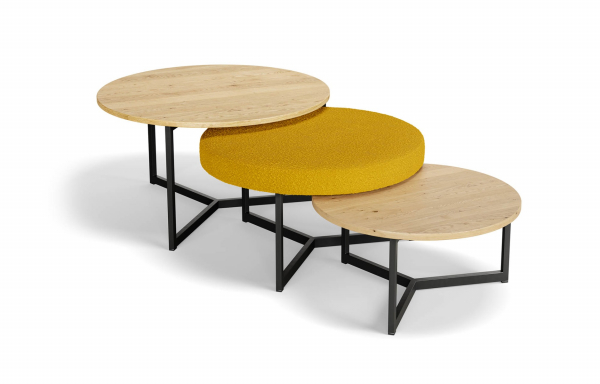 TABLES GIGOGNES DAVOS MOUTARDE