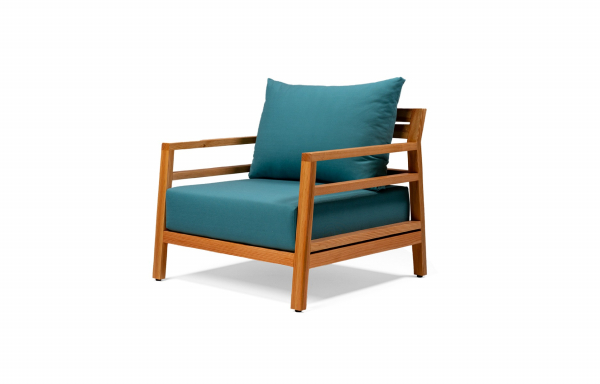 FAUTEUIL PAROS BLEU