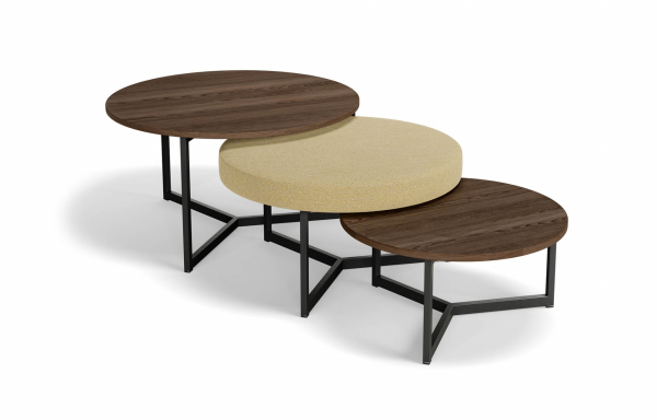 TABLES GIGOGNES GLADSTONE  IVOIRE