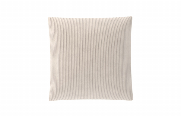 COUSSIN DÉCORATIF VELOURS IVOIRE