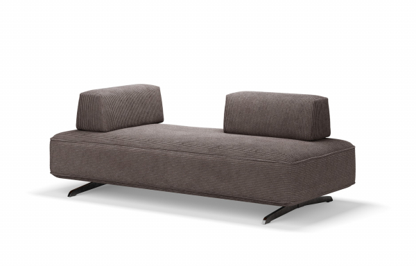 BANQUETTE DANNA VELOURS MARRON