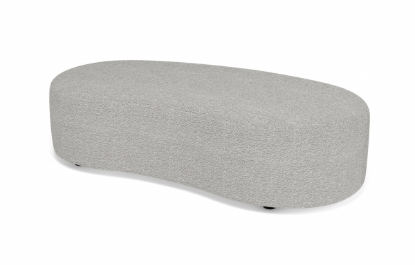 POUF HARICOT GRIS CLAIR 
