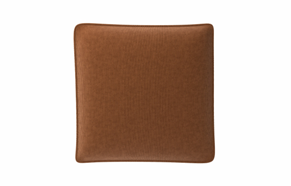COUSSIN DÉCORATIF VELOURS FIN ROUILLE