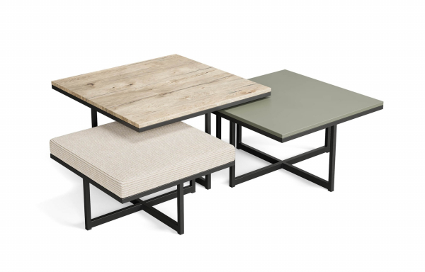 TABLES GIGOGNES GREY VELOURS IVOIRE