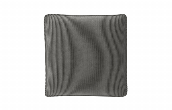 COUSSIN DÉCORATIF VELOURS GRIS