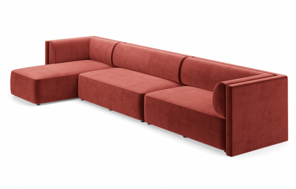 SALON LIDO DROIT BURGUNDY