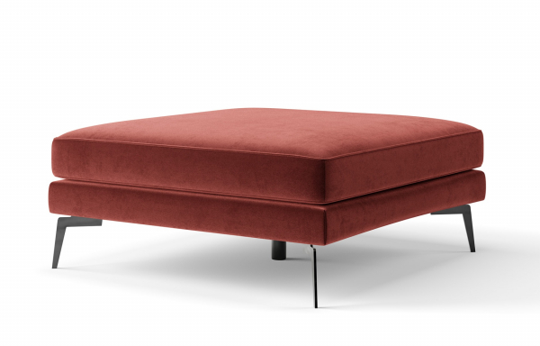 REPOSE-PIEDS MARCEAU VELOURS BURGUNDY