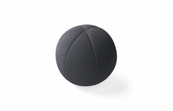 COUSSIN BALLON GRIS FONCE
