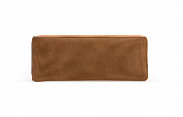 COUSSIN DÉCORATIF VELOURS ROUILLE