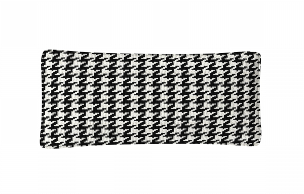 COUSSIN DÉCORATIF, MOTIF PIED DE POULE PETIT MODÈLE