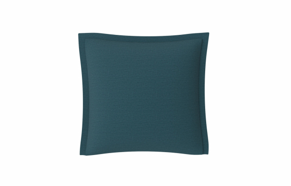 COUSSIN DÉCORATIF BLEU CANARD