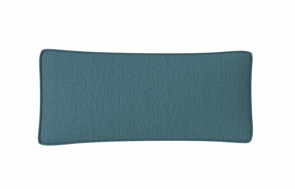 COUSSIN DÉCORATIF BLEU CANARD