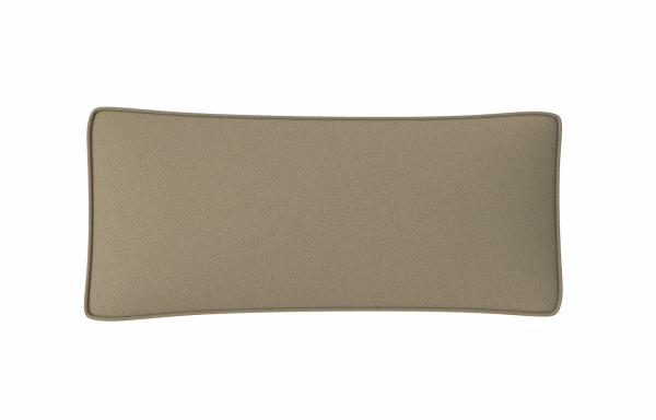 COUSSIN DÉCORATIF NOIR ET TAUPE