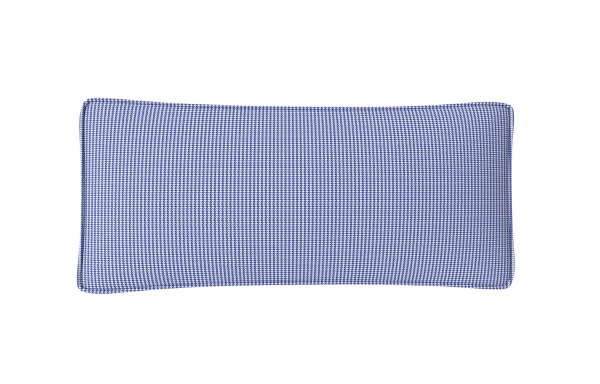 COUSSIN DÉCORATIF, MOTIF PIED DE POULE XPM BLEU