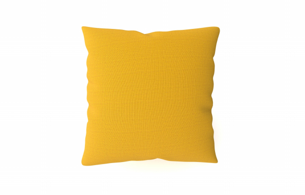 COUSSIN DÉCORATIF JAUNE