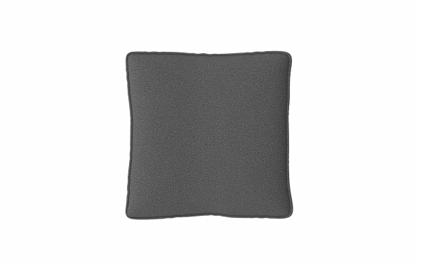 COUSSIN DÉCORATIF GRIS FONCÉ