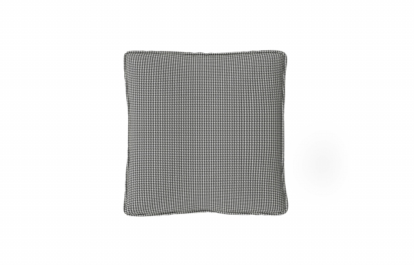COUSSIN DÉCORATIF, MOTIF PIED DE POULE XPM NOIR