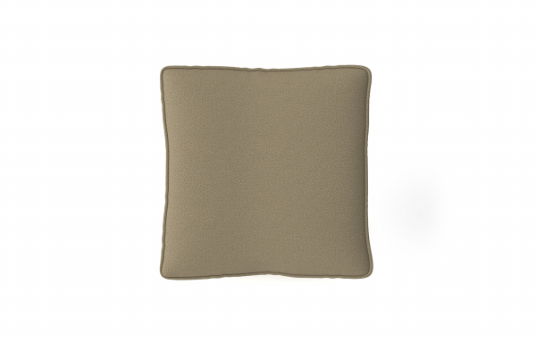 COUSSIN DÉCORATIF NOIR ET TAUPE