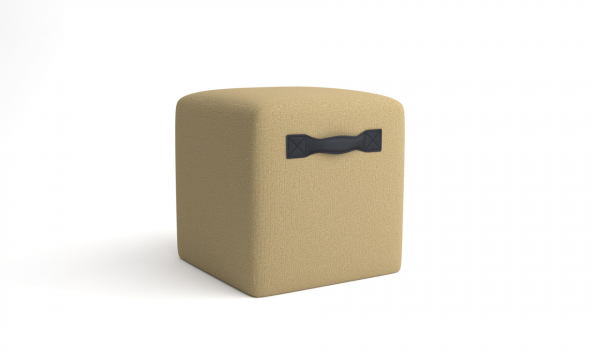 POUF CUBIC TAUPE