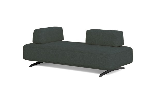 BANQUETTE DANNA GRIS ARDOISE