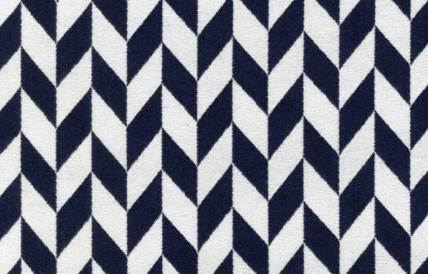 SOFTISSIMO® JACQUARD CHEVRON BLEU