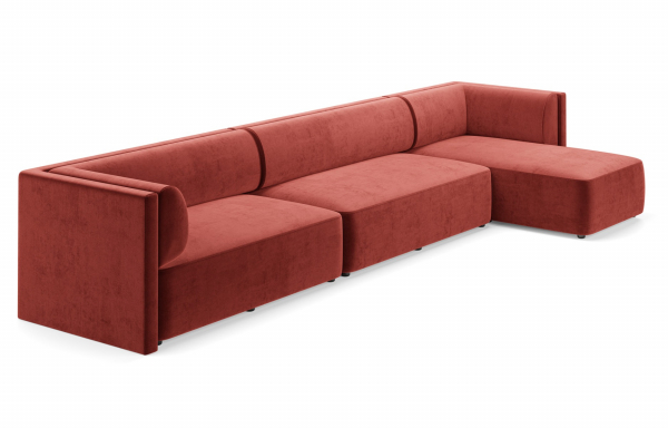 SALON LIDO GAUCHE BURGUNDY