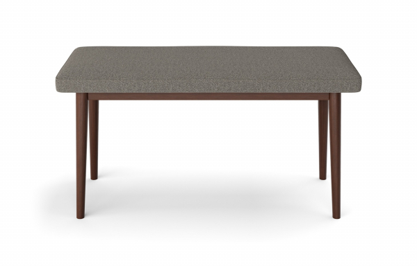 BANC BAXTER NOIR ET TAUPE