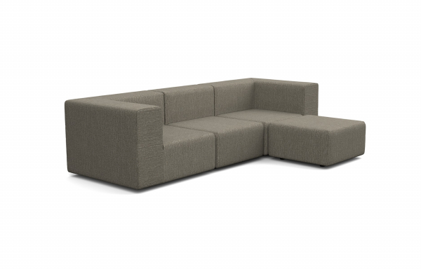 CANAPÉ SMART EN L, 4 PLACES, VERSION DROITE