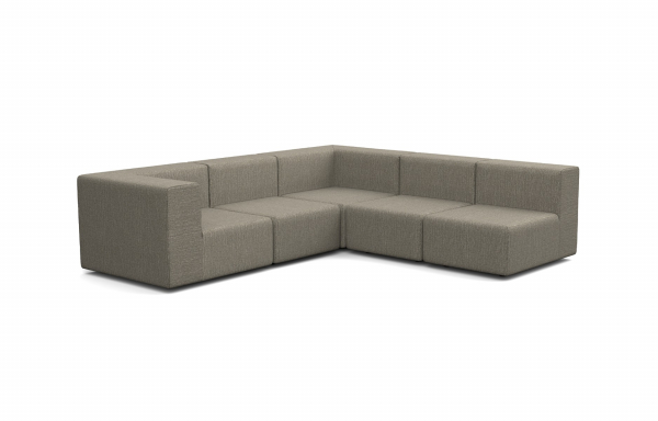 CANAPÉ SMART EN L, 5 PLACES, VERSION DROITE