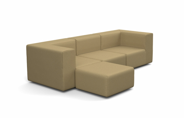CANAPÉ SMART EN L, 4 PLACES, VERSION GAUCHE