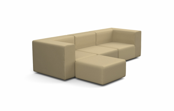CANAPÉ SMART EN L, 4 PLACES, VERSION GAUCHE