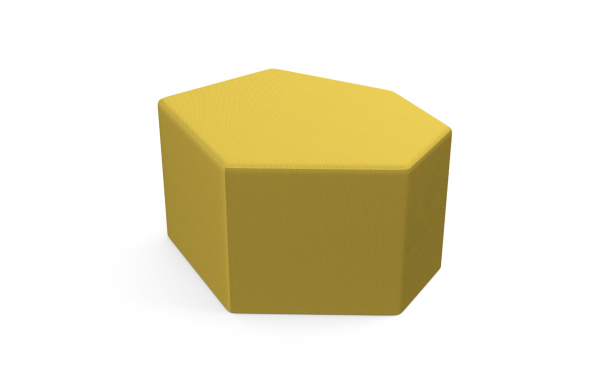 POUF STONE JAUNE