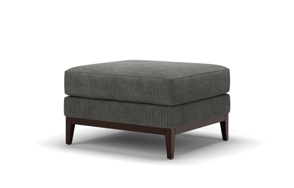 REPOSE-PIEDS LILY VELOURS GRIS