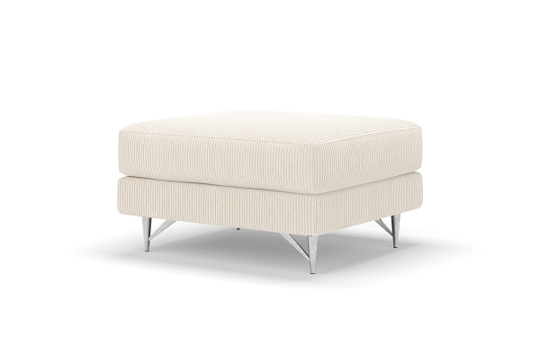 REPOSE-PIEDS TIFFANY VELOURS IVOIRE