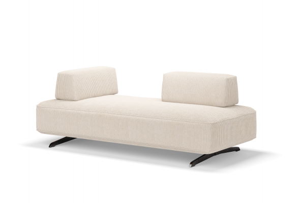 BANQUETTE DANNA VELOURS IVOIRE